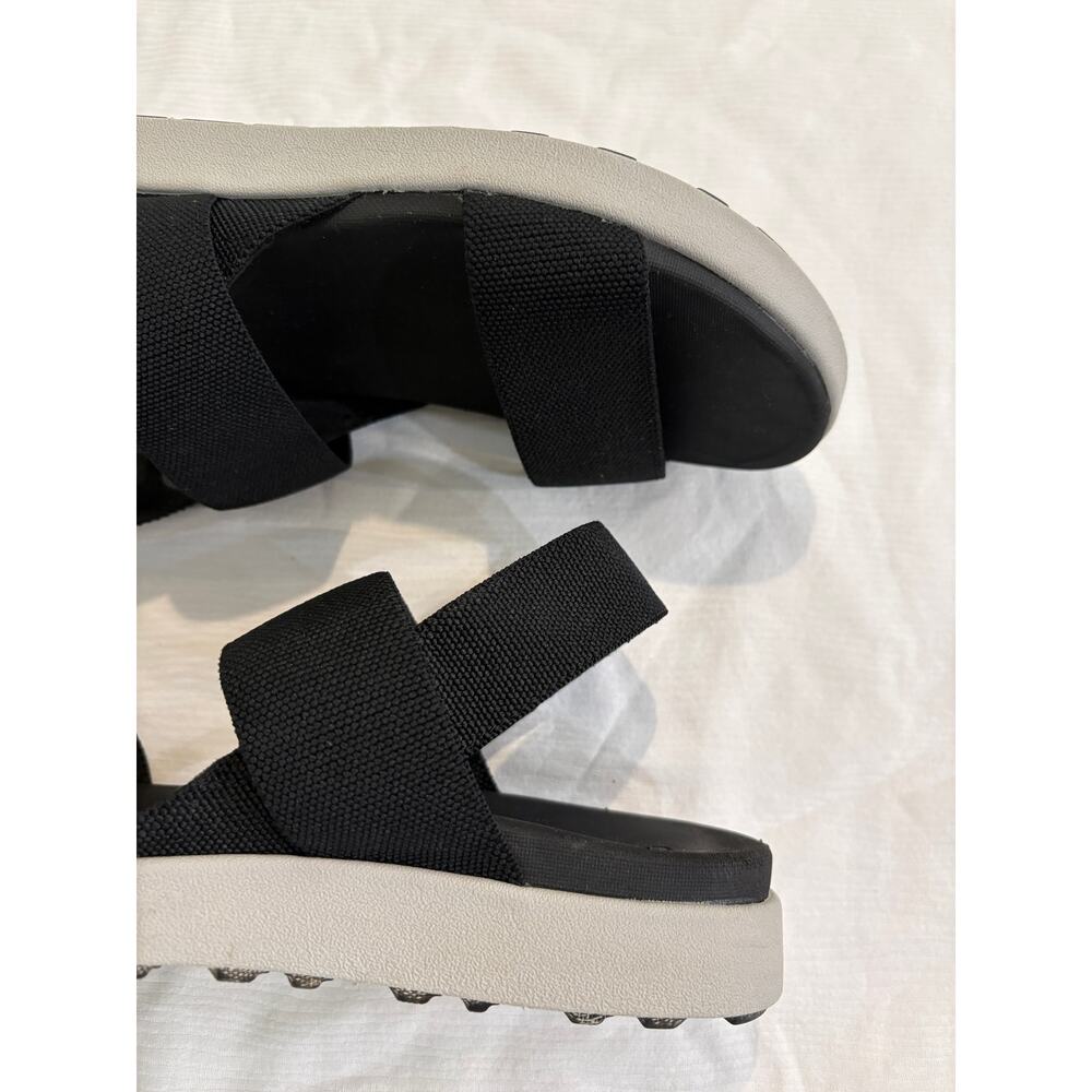 Keen Elle Backstrap Sandals Womens Size 10 Black Stretch Gore Platform 1022620 - Picture 12 of 15
